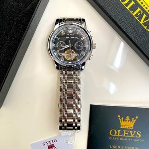 OLEVS 6607 Waterproof Luminous Male Mechanical Automatic Fashion Watch